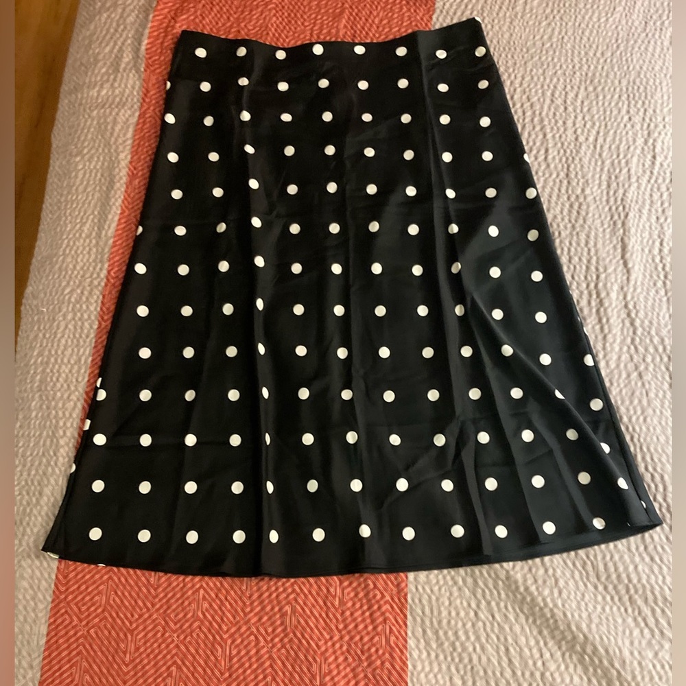 Polka Dot Black Skirt